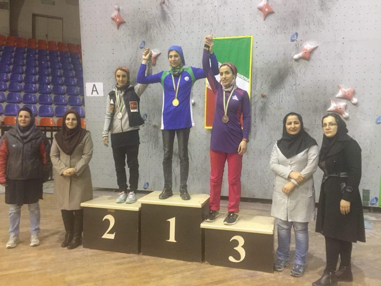 نتایج مسابقات سنگنوردی بانوان جام فجر زنجان