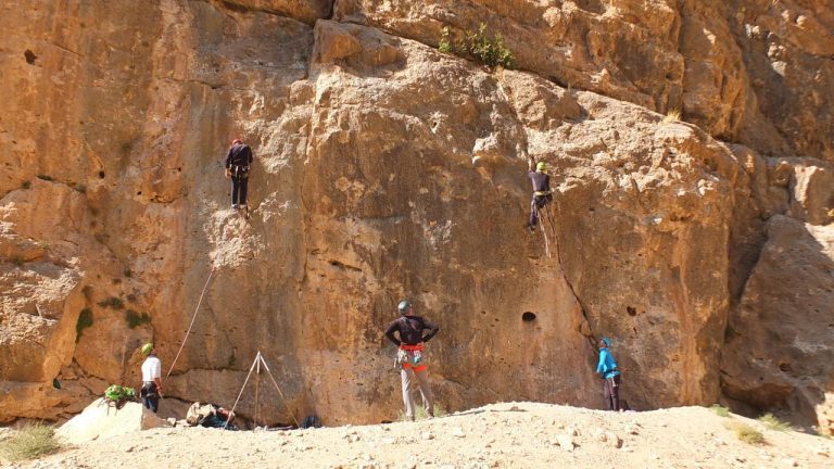 گزارش تصویری کلاس پیشرفته سنگنوردی