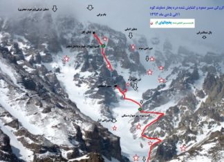 مسیر صعود سال93 دره یخار